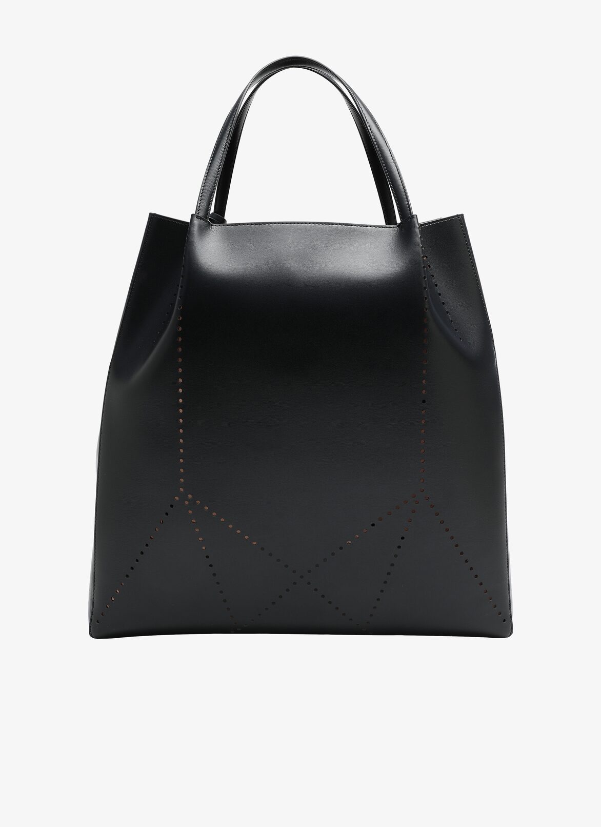 MARGUERITE MED CUIR LUX POINCONNE BLACK ALAÏA BLACK  MARGUERITE MED CUIR LUX POINCONNE BLACK